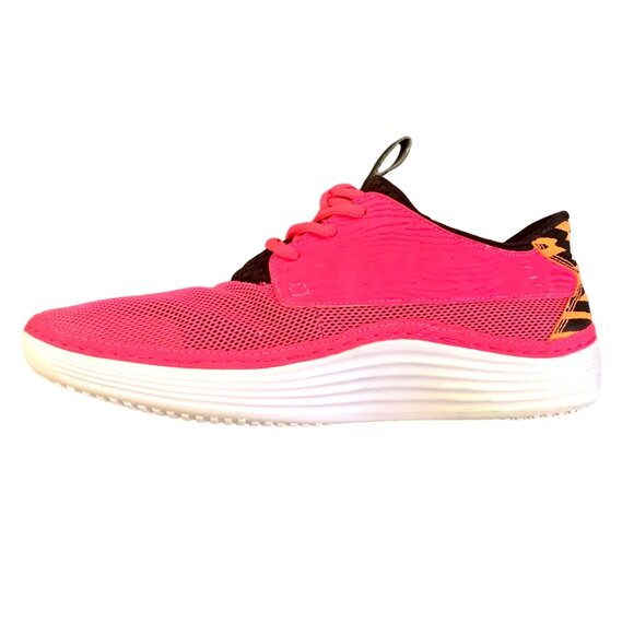 Nike Solarsoft Moccasin Running Shoes US 9 EUR 42.5 Pink Flash Mesh 555301-618 - Picture 5 of 10